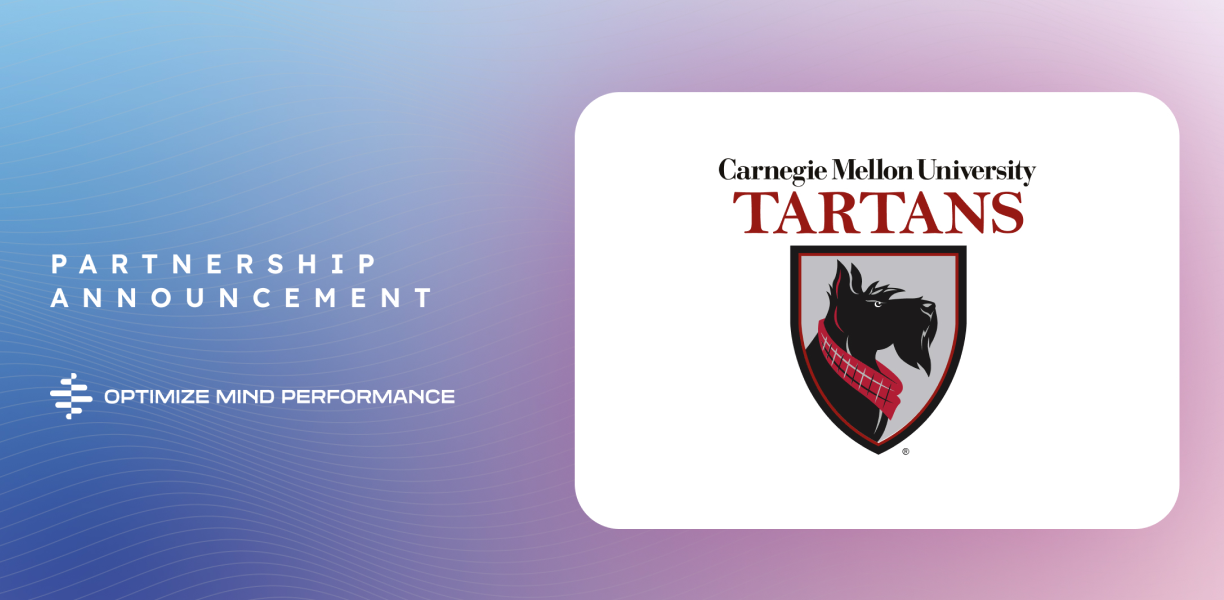 Carnegie Mellon Athletics Partners with Optimize Mind Performance